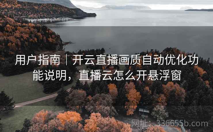 用户指南｜开云直播画质自动优化功能说明，直播云怎么开悬浮窗