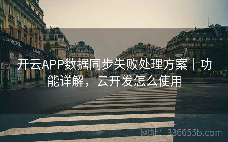 开云APP数据同步失败处理方案｜功能详解，云开发怎么使用