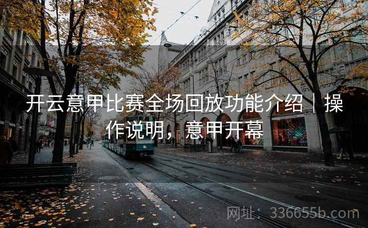 开云意甲比赛全场回放功能介绍｜操作说明，意甲开幕